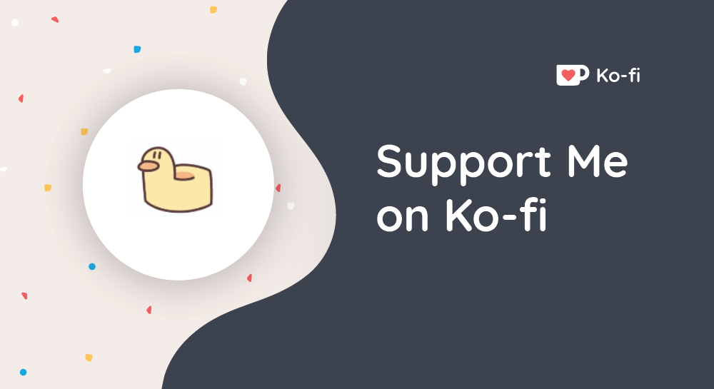 Ko-fi support